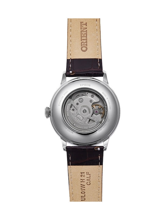 Orient Bambino Ρολόι Αυτόματο με Δερμάτινο Λουράκι Orient Bambino Ρολόι Αυτόματο με Δερμάτινο Λουράκι