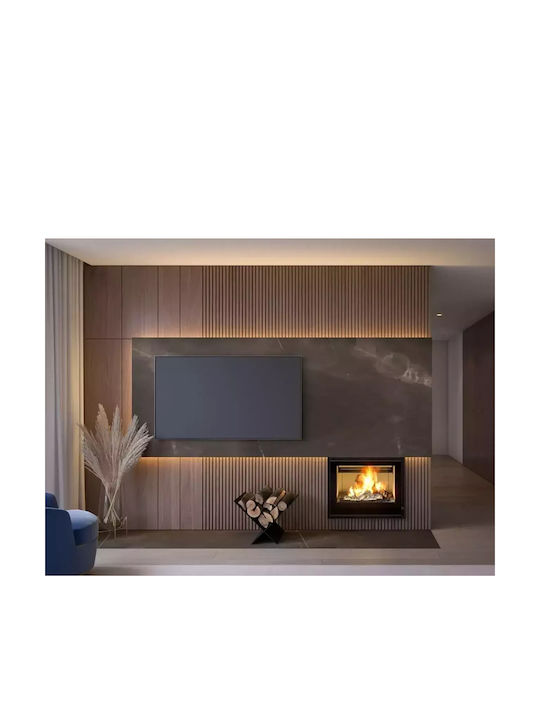 C&A Chama W4 700 Ενεργειακό Τζάκι Ξύλου Καλοριφέρ 22.6kW Πανοραμικό με Ανοιγόμενες Πόρτες