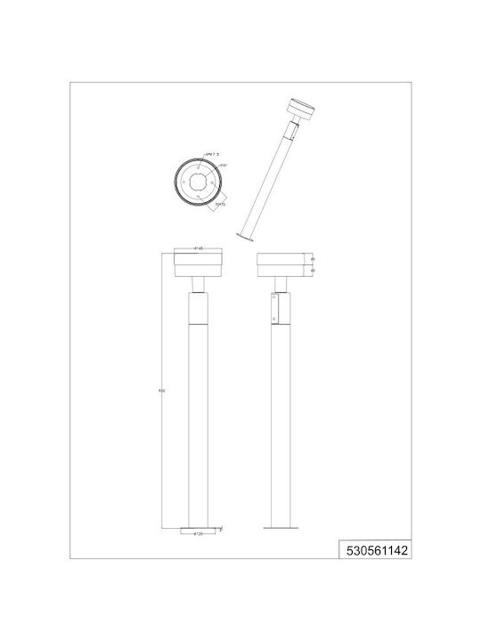 Trio Lighting Mackenzie Κολωνάκι 95x16.5cm Trio Lighting Mackenzie Κολωνάκι 95x16.5cm