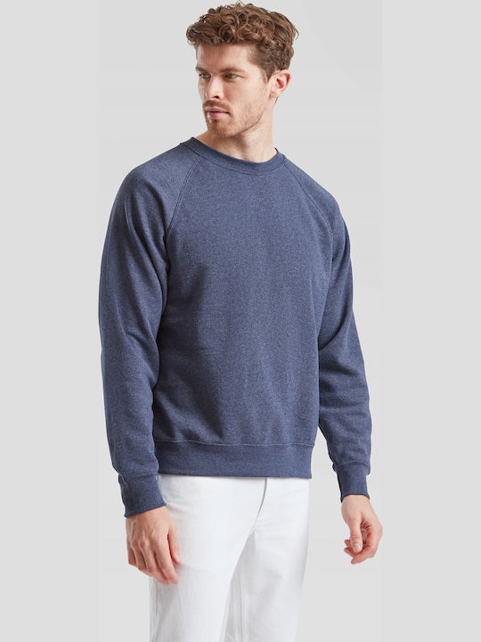Fruit of the Loom Ανδρικό Διαφημιστικό Φούτερ Μακρυμάνικο Vintage Heather Navy