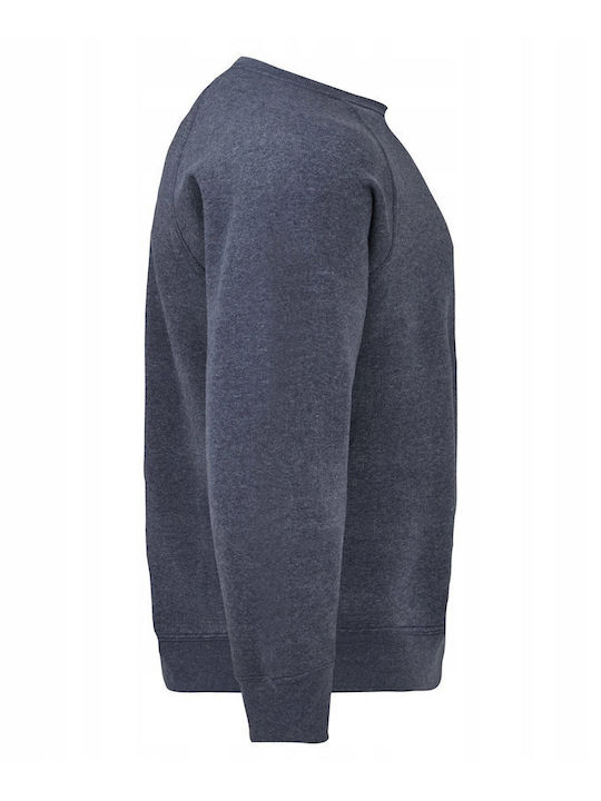 Fruit of the Loom Ανδρικό Διαφημιστικό Φούτερ Μακρυμάνικο Vintage Heather Navy