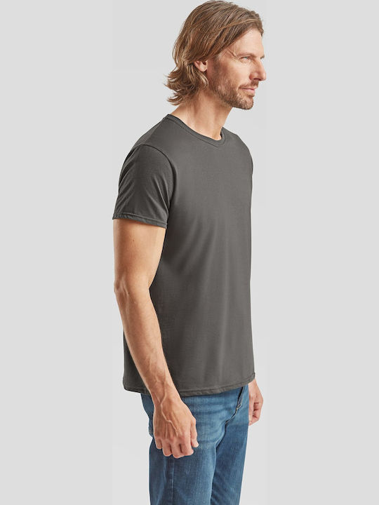 Fruit of the Loom Iconic Men's Short Sleeve Promotional T-Shirt Light Graphite