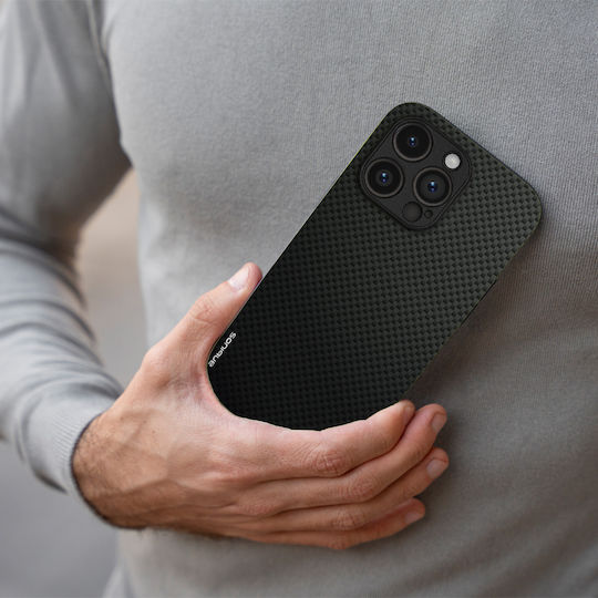 Калъф Sonique Carbon Series за Motorola Moto G85 5G Черен 01
