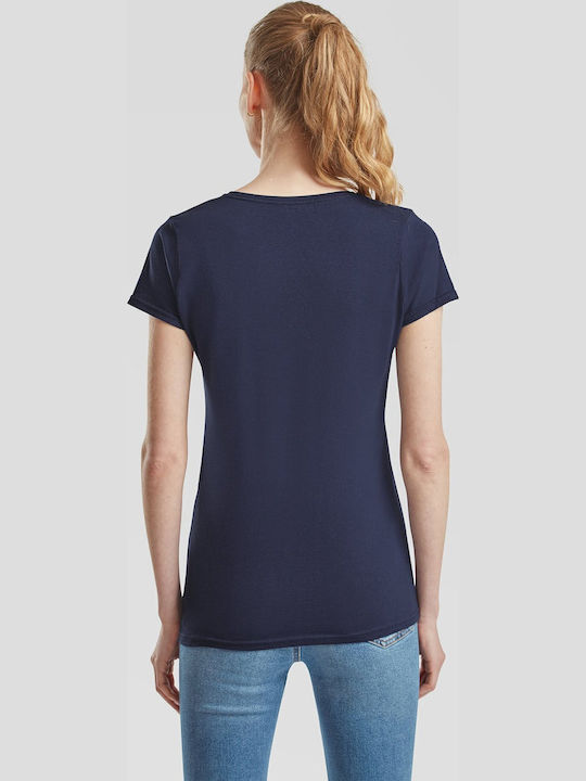 Fruit of the Loom Γυναικείο Διαφημιστικό T-shirt Κοντομάνικο σε Χρώμα