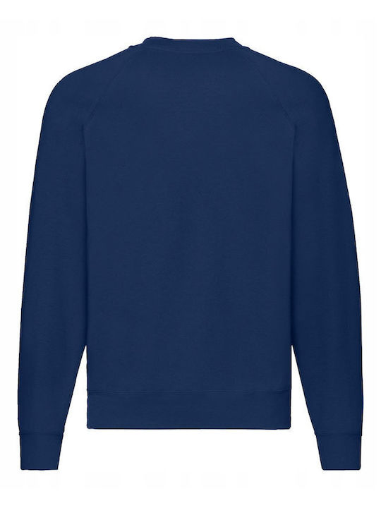 Fruit of the Loom Raglan Men's Long Sleeve Promotional Sweatshirt Navy