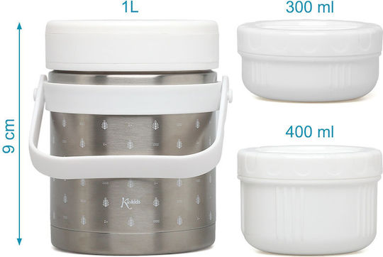 Kiokids Baby Food Thermos Stainless Steel 1000ml