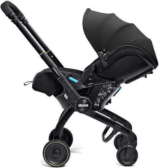 Doona X Καρότσι Μωρού Kατάλληλο για Nεογέννητο Nitro Black