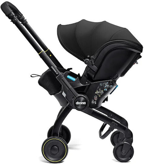 Doona X Καρότσι Μωρού Kατάλληλο για Nεογέννητο Nitro Black