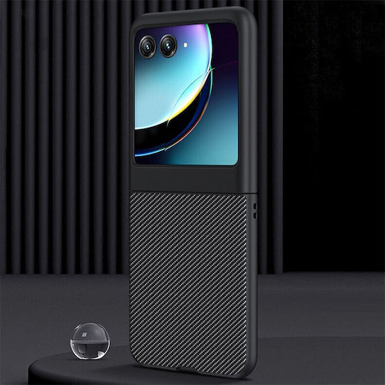 Carbon Fiber Back Cover Πλαστικό Χρυσό (Razr 40 Ultra)