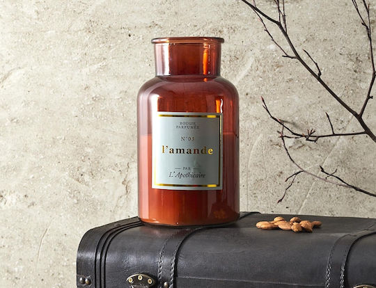 The Home Deco Factory Aromatic Candle in a Jar Almond The Home Deco Factory Aromatic Candle in a Jar Almond