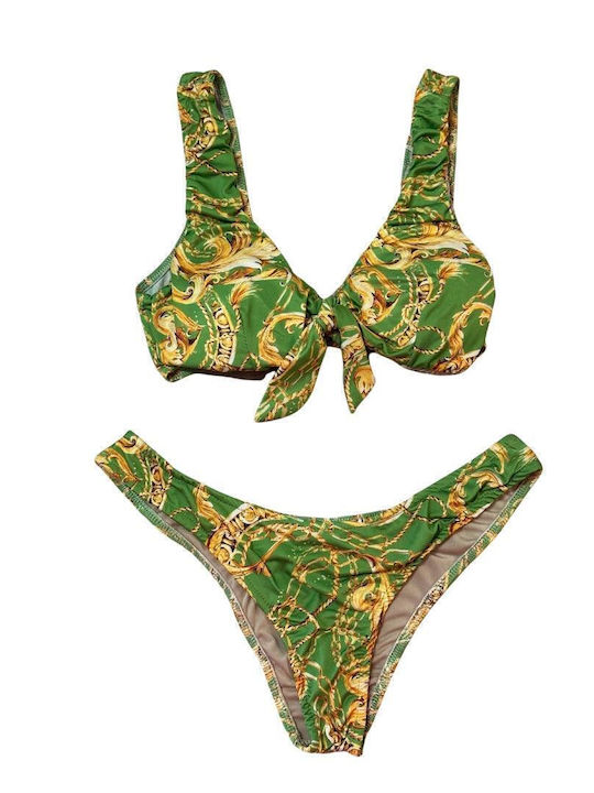 Set Bikini Τριγωνάκι Πράσινο