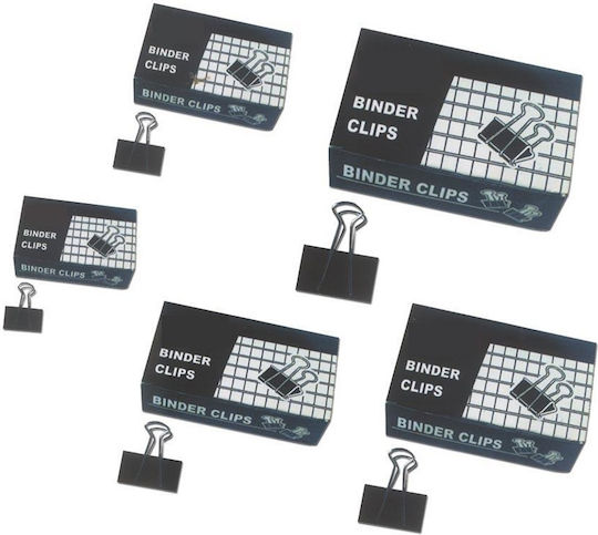 Next Metallic Clips 19mm Black 12pcs