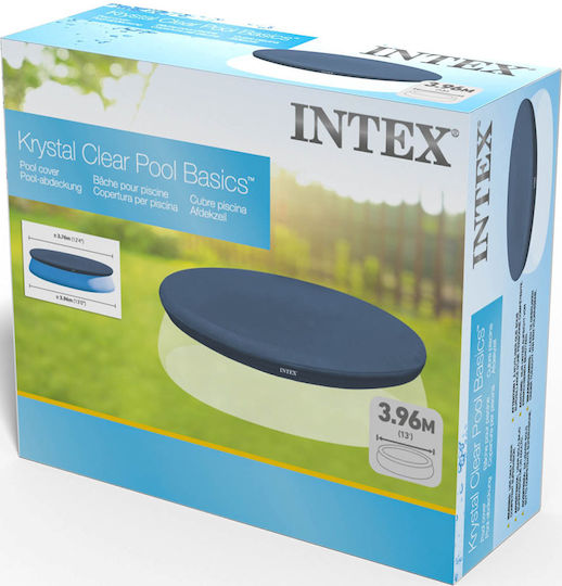 Intex Слънцезащитен крем Кръгло покривало за басейн Easy Set Диаметър 396бр 1бр