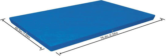 Bestway Sun Protective Rectangular Pool Cover 224x154cm 1pcs