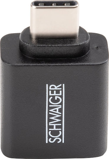 Schwaiger Konverter USB-C männlich zu USB-A weiblich 1Stück