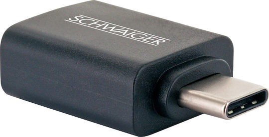 Schwaiger Konverter USB-C männlich zu USB-A weiblich 1Stück