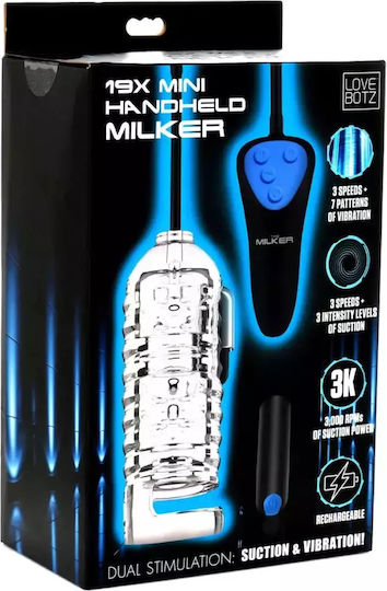 XR Pompa Penis cu Vibratie Transparent