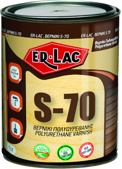 ER-LAC S-70 Polyurethan Rot Satin,σατεν 180ml
