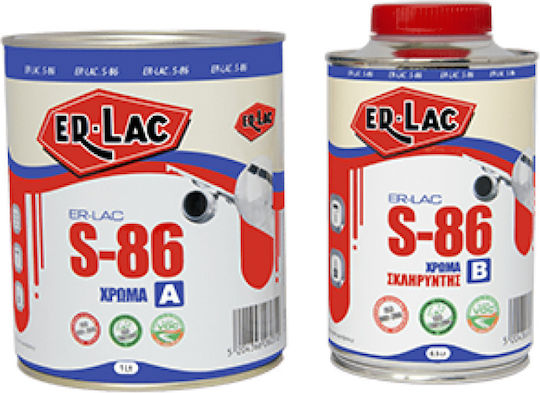 ER-LAC S-86 Βερνίκι Εμποτισμού Πολυουρεθάνης 2 Συστατικών Λευκό Σατινέ 6lt