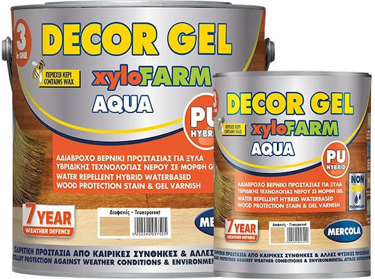 Mercola Decor Xylofarm Aqua Polyurethan Wasser Farblos Satin,σατεν 2.5Es