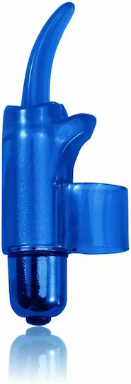 Power Bullet Vibrator Finger Blau