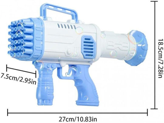Machine Bubble Gun (Various Designs/Assortment of Designs) 1pc