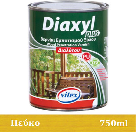 Vitex Diaxyl Plus Βερνίκι Εμποτισμού Πολυουρεθάνης Διαλύτου 2401 Πεύκο 750ml