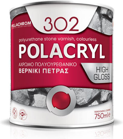Pellachrom Polacryl 302 Пропитка Полиуретан Безцветен Блестящ 750мл