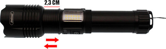 Andowl Επαναφορτιζόμενος Φακός LED με Μέγιστη Φωτεινότητα 1000lm Qd850