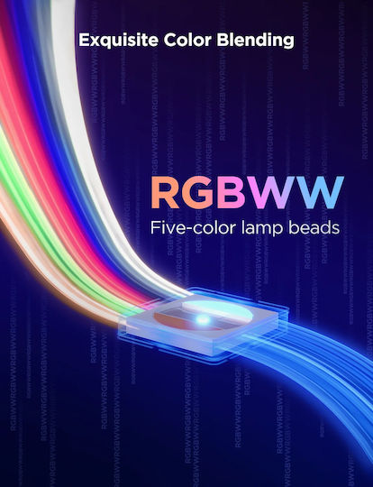 Govee Smart Ταινία LED Wi-Fi RGBIC Φως 5m με Τροφοδοτικό