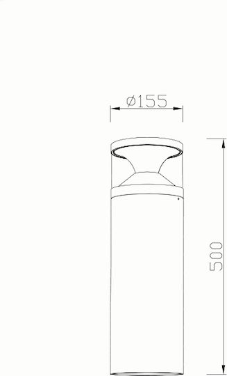 Sun Light Στεγανό Επιτοίχιο Εξωτερικό Φωτιστικό LED 12W 3000K Sun Light Στεγανό Επιτοίχιο Εξωτερικό Φωτιστικό LED 12W 3000K