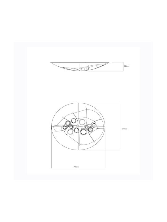 Sun Light Πλαφονιέρα LED Sun Light Πλαφονιέρα LED