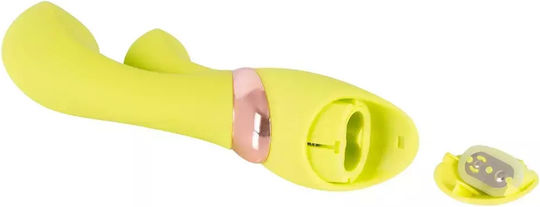 Julie Love Toys Δονητής Rabbit 20cm Κίτρινος