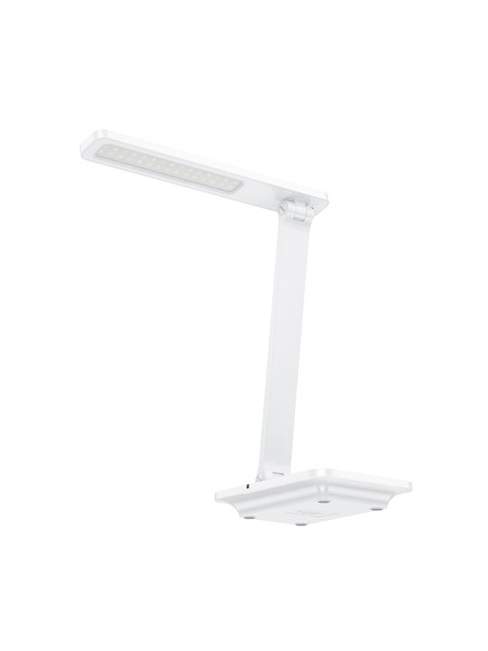 MaxCom LED Lumină de Birou în Culoarea Alb