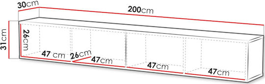 Suport TV Fusiko L200xW30xH31cm