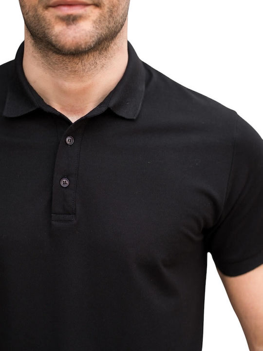 Polo Short Sleeve Blouse Black