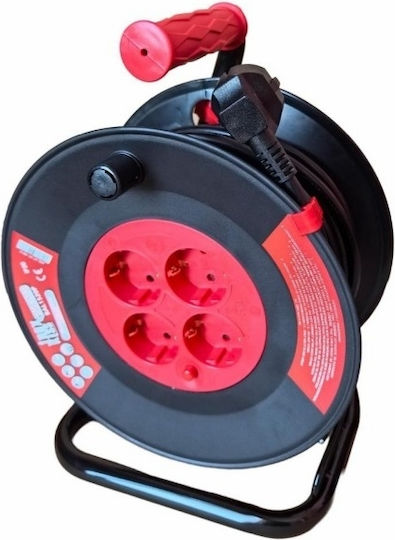 Inox Kiss Extension Reel Cord 3 x 1.5mm²/30m Black