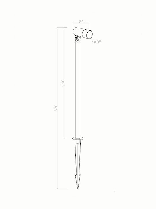 Sun Light Στεγανό Φωτιστικό Led Καρφωτό DENSO-TR