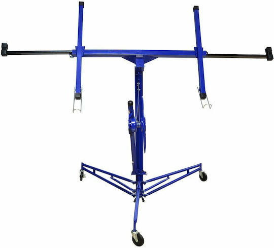 Geko Trockenbau-Hebebühne G02110 1,40m-3,50m Blau 68kg