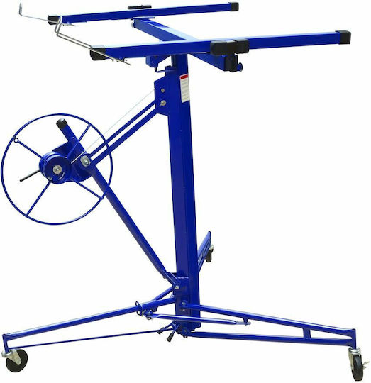Geko Trockenbau-Hebebühne G02110 1,40m-3,50m Blau 68kg
