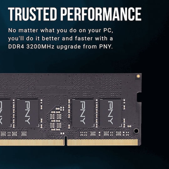 PNY Performance 8GB DDR4 RAM with 3200 Speed for Laptop