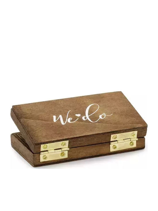 Дървена кутия Beauty Home Mr & Mrs 10 x 5.5 см
