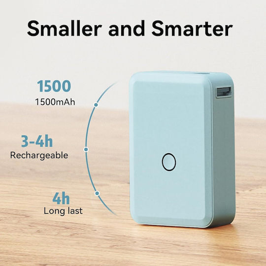 Niimbot D110 Electronic Portable Label Maker with Bluetooth Light Blue