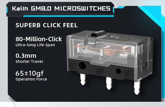 Machenike M7 Pro Ασύρματο Gaming Ποντίκι 8000 DPI Λευκό