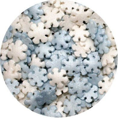 Sprinklicious Mix Mini Snowflakes 7mm 80g E171 Free