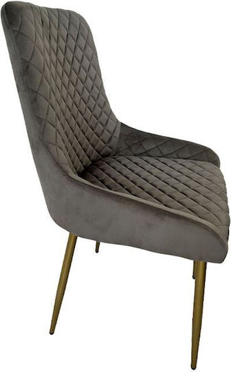 Chair Dining Room Lux 56x49x90cm Gray