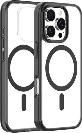 RealPower Задна корица Силикон Черен (iPhone 16 Pro)