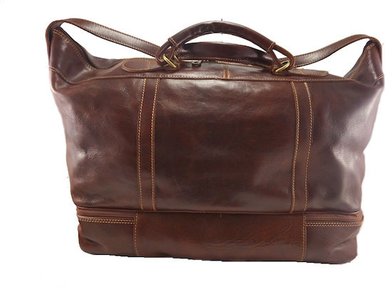 Mybag Σακ Βουαγιάζ Ταμπά από Δέρμα