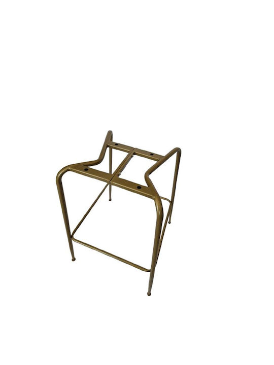 Табуретка Бар Облечено с кадифе Isadora Червен 48x42x108бр