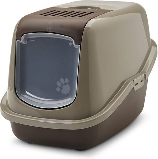 Savic Nestor Cat Toilet Closed Gray L56 x W39 x H38.5cm